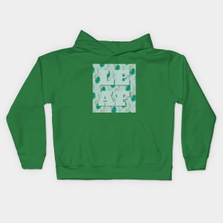 Leaf Pattern Green Nature T-Shirt Shirt Tee Kids Hoodie